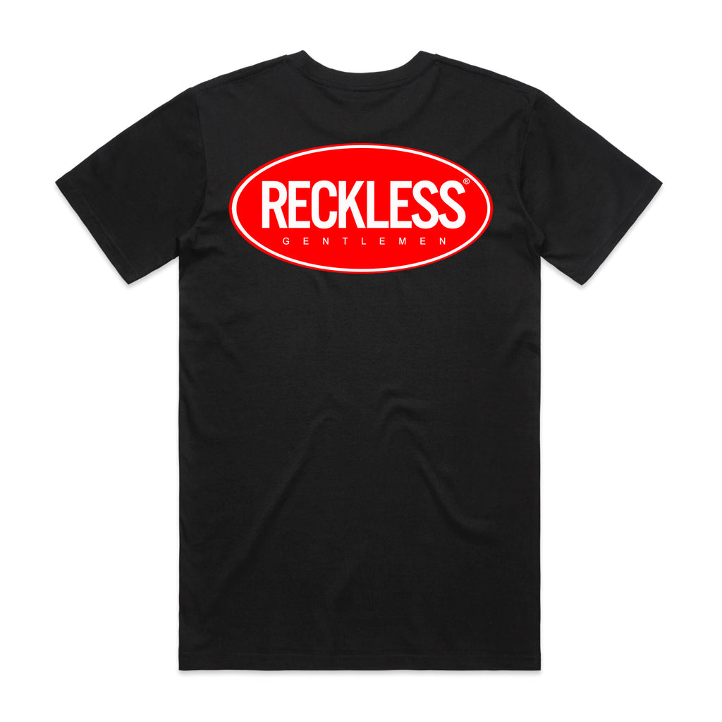 Profile Tee (Black/Red)