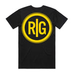 Stamped Tee (Black/Yellow)