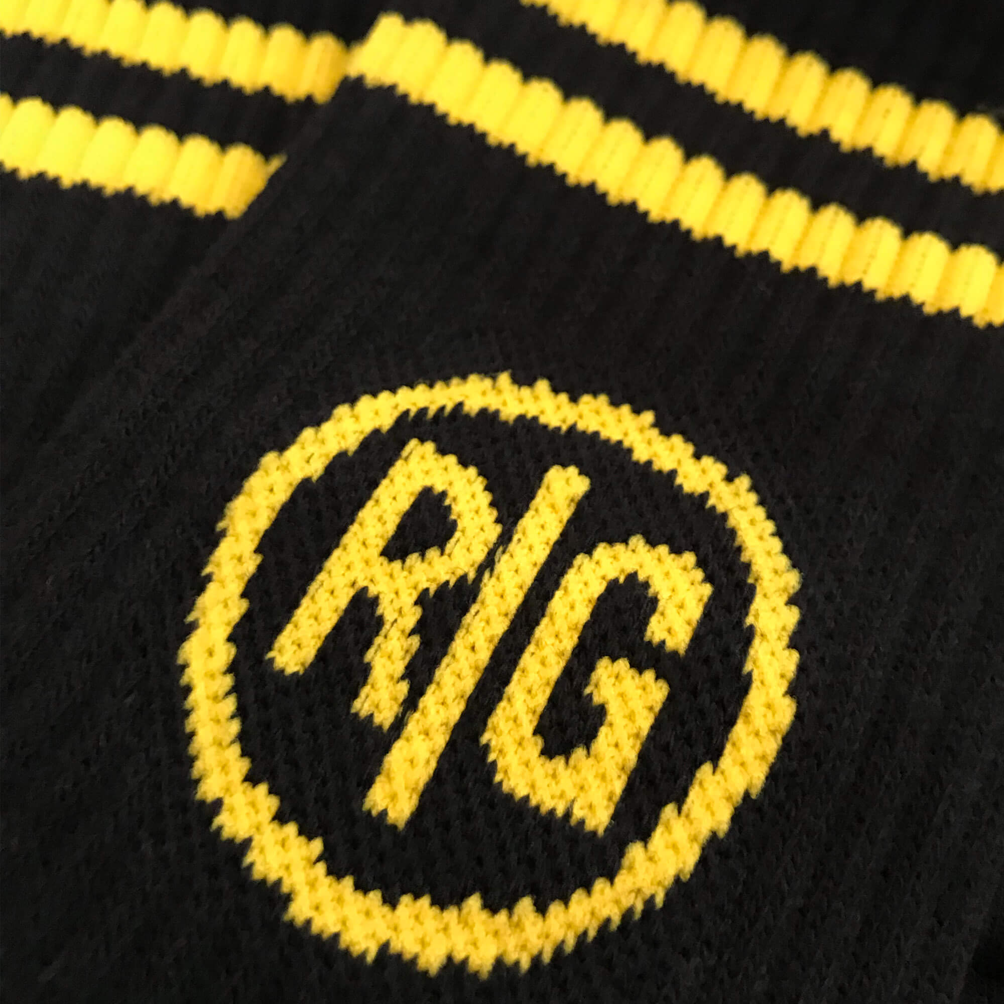 Crew Socks (Black/Yellow)