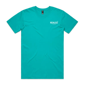 Risk Tee (Teal/White)