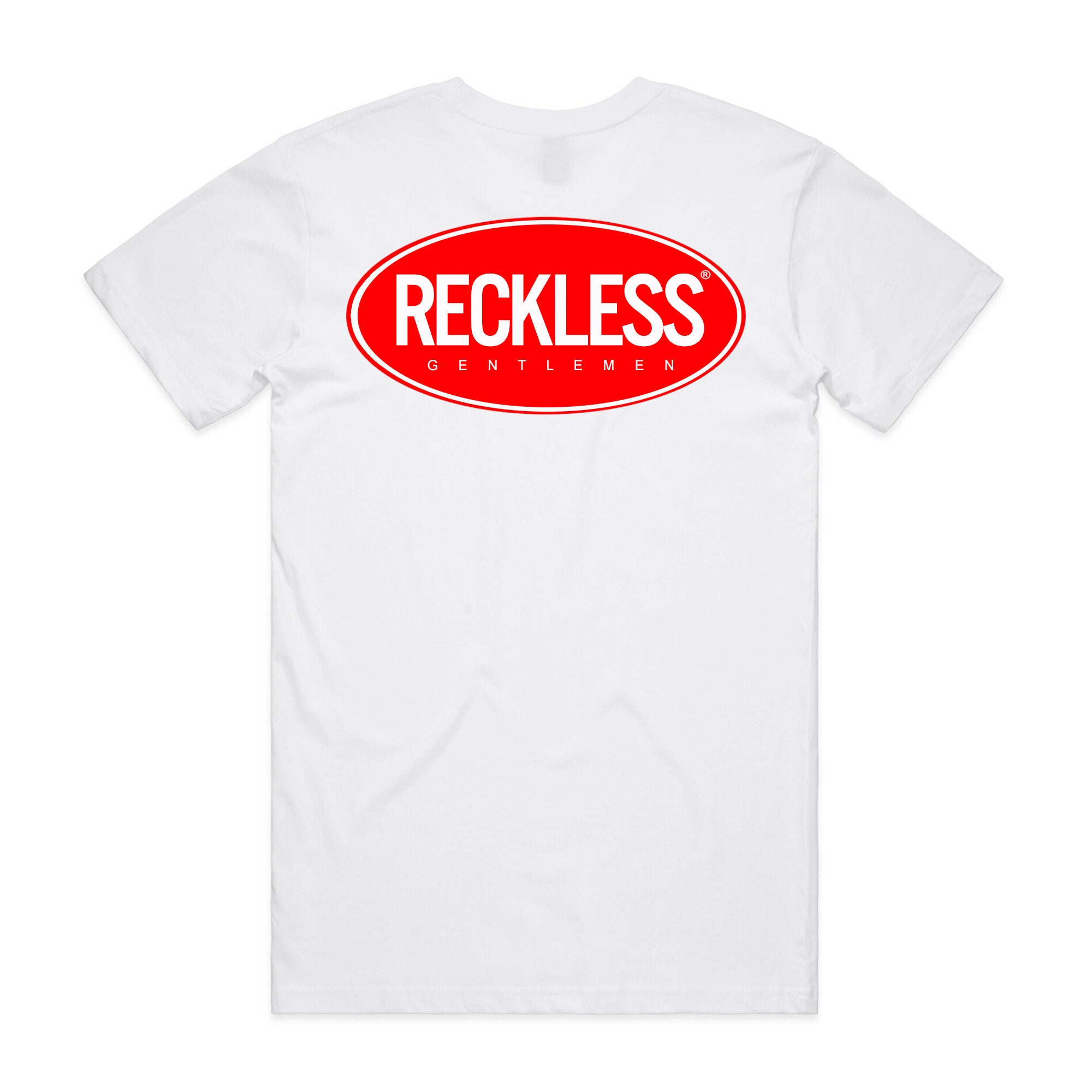 Profile Tee (White/Red)