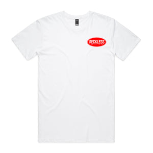 Profile Tee (White/Red)